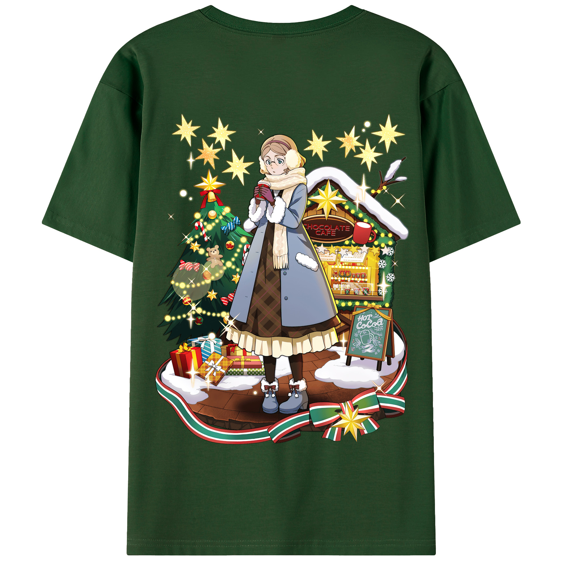 （画像用） 文豪ストレイドッグス Bungo Stray Dogs 綿100％半袖Tシャツ（背面プリント）